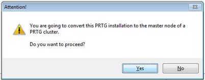 Converting an Installation into a Cluster Master Node Converting an Installation into a Cluster Master Node