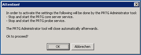 PRTG Administration Tool: Restart Services PRTG Administration Tool: Restart Services