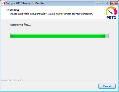 Setup: Installing PRTG