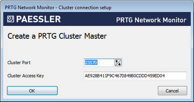 PRTG Administrator: Creating a Cluster Master PRTG Administrator: Creating a Cluster Master